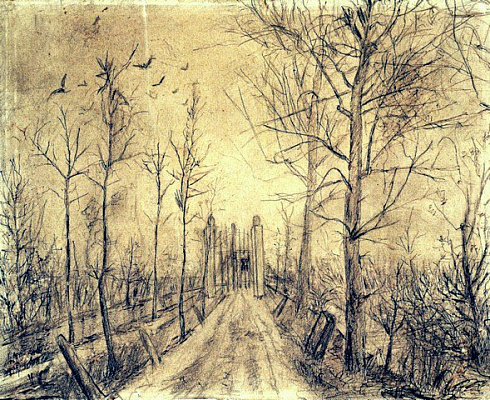 Картина Ван Гог Винсент15 - Картины карандашом 