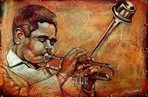 Картина Джазовий трубач - Айві Джеральд 