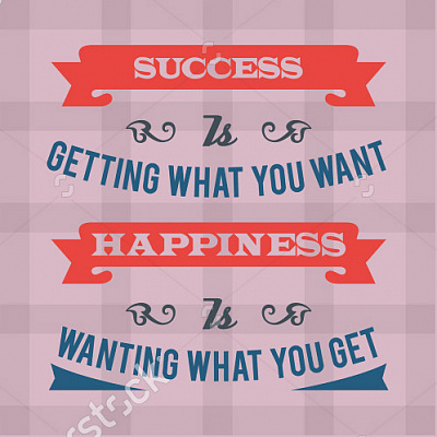 Картина "Succes and happiness" - Мотивационные постеры и плакаты 