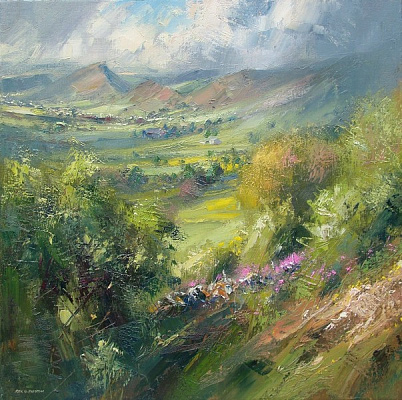 Картина Весенний пейзаж возле Кроудекот - Престон Рекс 