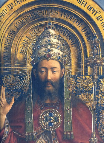 Гентский алтарь. Бог