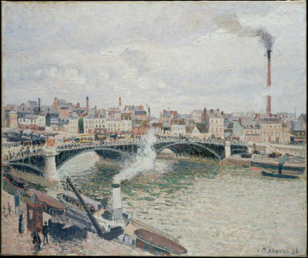 Ранок, хмарний день, Руан