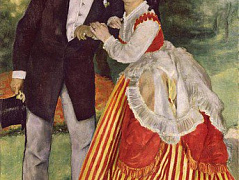 Альфред Сислей со своей женой
