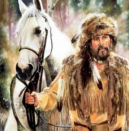 Индеец зимой