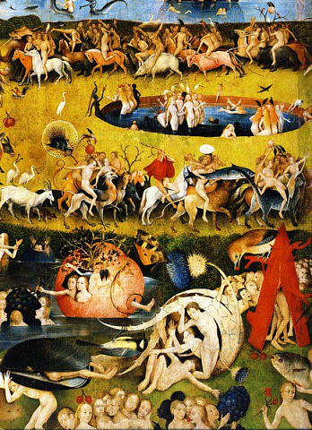 Сад земних насолод (фрагмент)