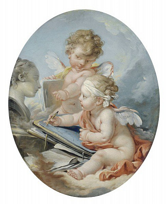 Картина Алегорія живопису - Буше Франсуа 