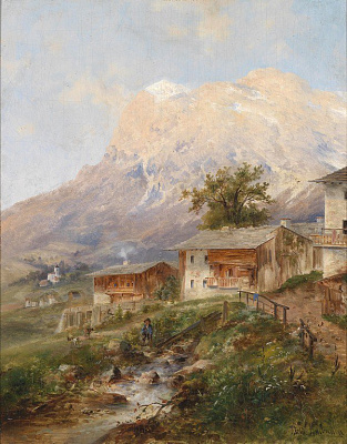 Картина Вид на Кортина-д’Ампеццо - Пейзаж 