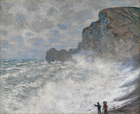Картина Бурхливий морський краєвид - Моне Клод 