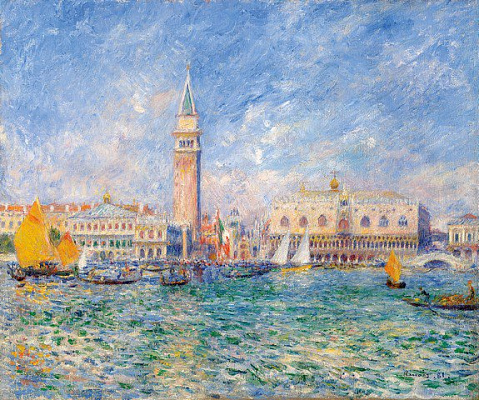 Картина Венеция. Дворец Дожей - Ренуар Пьер Огюст 