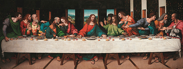 Картина Тайная вечеря 2 - Да Винчи Леонардо 