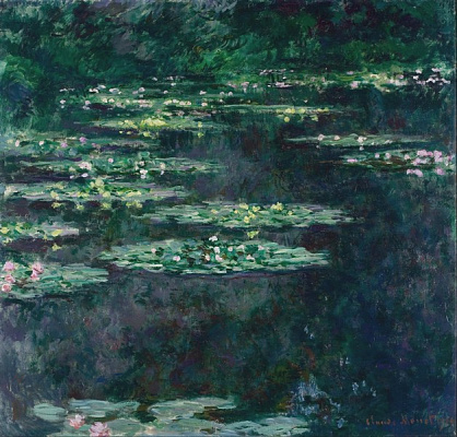 Картина Водяные лилии 2 - Моне Клод 