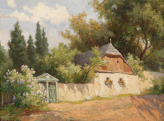 Картина Дом Иоганна Штрауса - Флиер Карл 