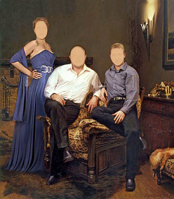 Картина сімейна фотосесія_5 - Семейные современные 