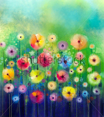 Картина Поле квітів 6 - Нонгкран Фон 