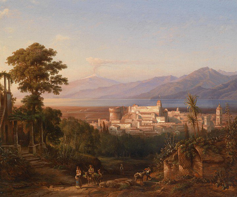 Картина Арагонский замок - Джаекл Генри 