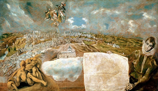 Картина Вид и план Толедо - Эль Греко 