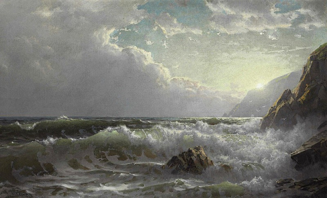 Картина Узбережжя Корнуолла - Річардс Вільям Трост 