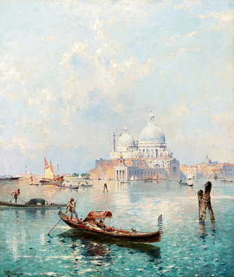 Картина Красота Венеции - Унтербергер Франц 