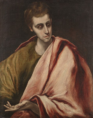 Картина Св.Іоан Євангеліст (Даллас, Музей мистецтва) - Ель Греко 
