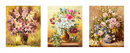 Букеты. Триптих