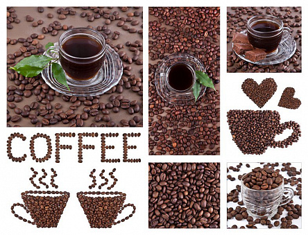 Кофейный коллаж