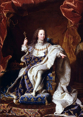 Картина Образ Людовика XV - Мужские старинные 