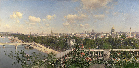 Вид на Париж з Трокадеро