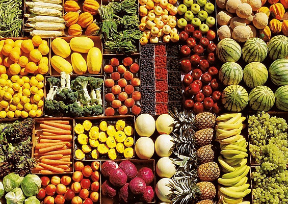 Картина Фрукты-овощи - Еда-напитки 