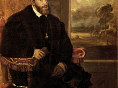 Портрет императора Карла V на стуле