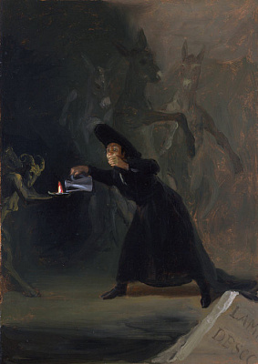 Картина Лампада дьявола - Гойя Франсиско 