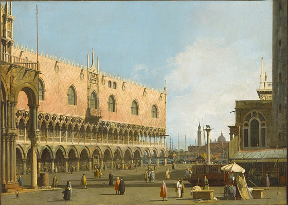 Картина Палаццо Дукале, Венеция - Каналетто 