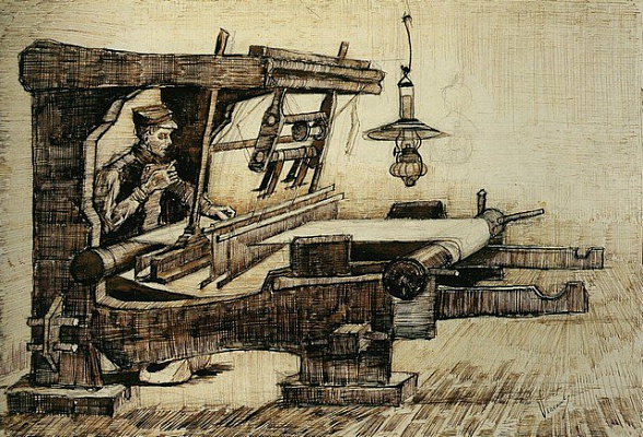 Картина Ван Гог Винсент22 - Картины карандашом 