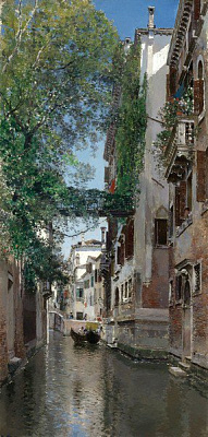 Картина Венеціанський канал - Ріко Ортега Мартін 