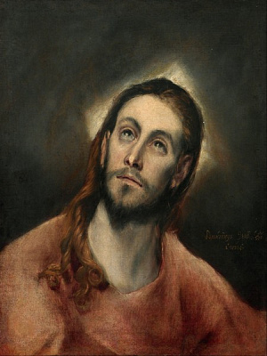 Картина Голова Христа - Эль Греко 
