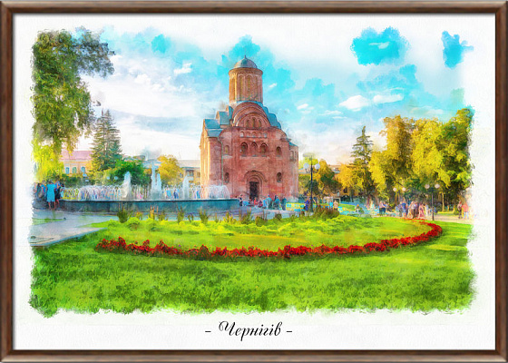 Картина Чернигов 2 - Городской пейзаж 