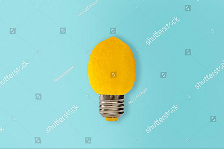 Лимонная лампа