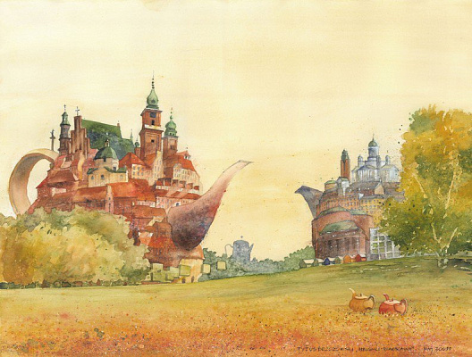 Картина Бжозовскі Т. - Гельсінкі - Варшава - Акварелі 
