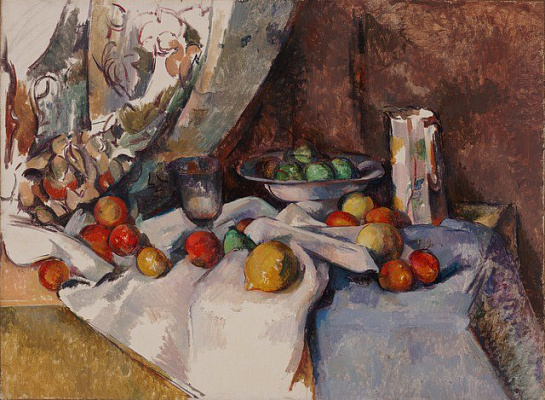 Картина Натюрморт с яблоками - Сезанн Поль 