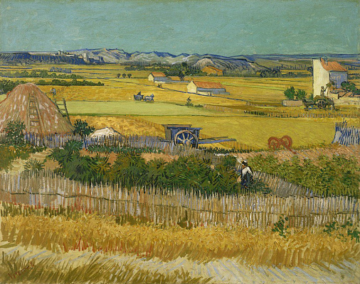 Картина Сбор урожая - Ван Гог Винсент 