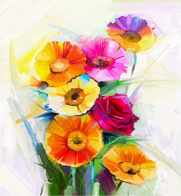 Картина Волшебные цветы 9 - Нонгкран Фон 