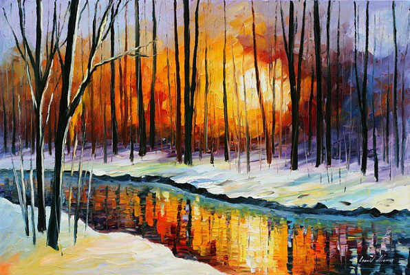 Картина Зимове сонце - Афремов Леонід 