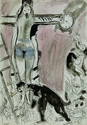 Картина Розп'яття - Шагал Марк 