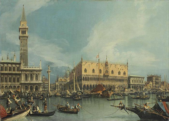 Картина Моло, Венеция - Каналетто 