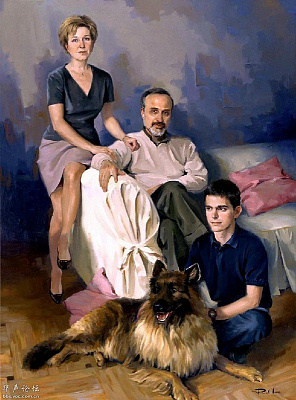 Картина Художественный семейный образ - Семейные современные 