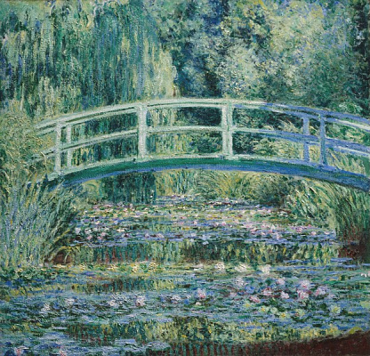Картина Японский мостик 3 (Пруд с водяными лилиями) - Моне Клод 