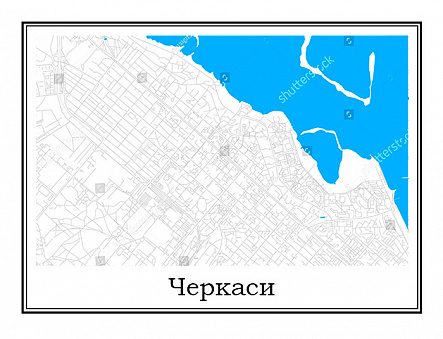 Карта Черкасс