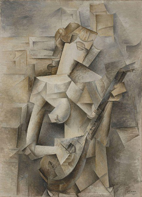 Картина Девушка с мандолиной - Пикассо Пабло 
