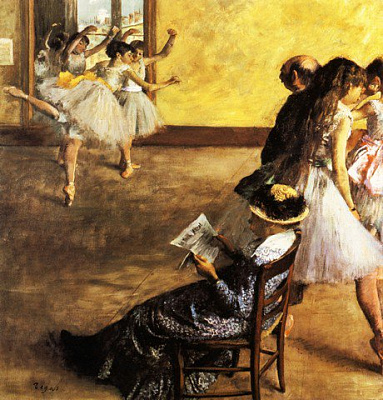 Картина Урок балету - Дега Едгар 
