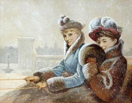 Поїздка у санчатах