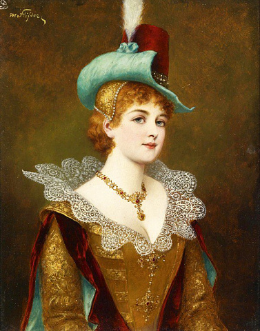 В английском наряде